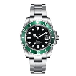 Customized Logo Reloj Men's Mechanical Automatic Wristwatch NH35 Movement 40mm Dial 100M Waterproof Sapphire Glass DIY Corgeut