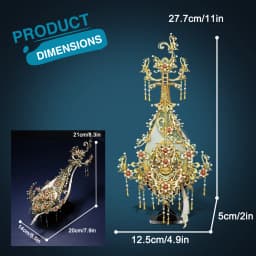 Piececool 3D Puzzles Metal DIY Toys AQUA Assembly Model Kits for Teens Adult Brain Teaser Gifts