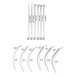 Grasper And Curved Piercing Guide Needle Set For Easy Accurate Body Piercing On Sensitive Skin