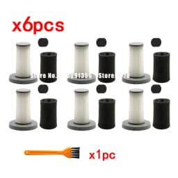 HEPA Filter Replacement For Xiaomi Deerma DX700 DX700S Vacuum Cleaner HEPA Filter Cleaning Brush Tool Deep Filtration Spare Part