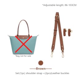 Bag Shoulder Strap For Longchamp M Leather Shoulder Bag Strap Durable Belt Slung Crossbody No Drilling Replacement Accessories
