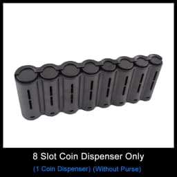 Multi Pocket Driver Waiter's Purse Waist Wallet 8 Slots Euro Coin Dispenser Coin Holder Sorter Collector Fanny Pack Cash Receipt