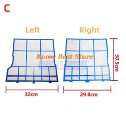 Customized Air Conditioner Filter Sets for Hitachi Various Models (1p/1.5p/2P) Old Machine Custom Home Appliance Parts