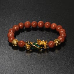 Color Changed Feng Shui Pi Xiu Bracelets Men Nature Stone Lucky Amulet Charm Beaded Bracelets Women Pi Yao Brave Wealth Jewelry
