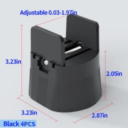 Adjustable Splint-Type Furniture Protection Pads: Moisture-Proof, Shockproof; Fit Table/Chair/Stool Legs, Heightens