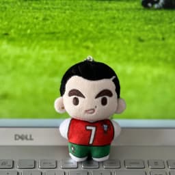 Haaland Bellingham Cotton Doll 7.5cm Mini Stuffed Plush Toy World Cup Souvenir Collectible Figure Pendant Bag Charm Gift for Fan