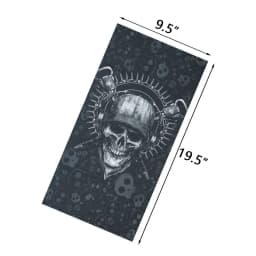Skull Pattern Seamless Breathable Neck Warmer Gaiter Men Cycling Bandana Women Running Hiking Tube Scarf Sunshield Face Mask
