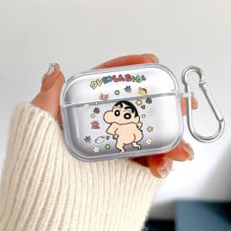 Case For Airpods 1 Pro 3 2 Pro2 Pro3 4 Clear Earphone Cases Cover Pajamas Crayon Shin Chan