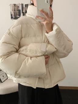 Korean Cropped Hooded Down Jacket for Women Winter Thickened White Duck Down Coats Woman Solid Color All Match Puffer Jackets