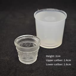 1Pc/1Set Dollhouse Miniature Tea Cup/Packaging Box Silicone Mold UV Epoxy Turnover Mold Doll Accessories Toy Scene Decoration