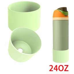 For Owala New Coaster 24oz 32oz 40oz Deep Rose Anti-Slip Protective Sleeve Bottom Bumper Protective Bottom Bumper Protector