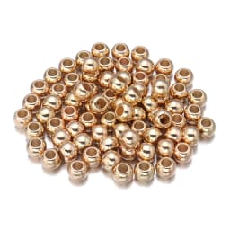20-100Pcs/Lot 4-14mm High Quality CCB Round Beads Big Hole Bead Spacer Loose Bead For DIY Crafts Ornamen Making Clothing Accesso