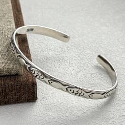 New 925 Sterling Silver Metallic Belt Vintage Punk Bracelet Bangle For Woman Girl Fashion Jewelry Gift Dropship Wholesale