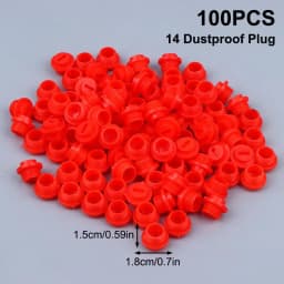 M12 M14 M16 M18 Injector Dust Cap for Common Rail System Flexible Fit for Auto Repair and Mechanics 100pcs