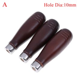 3Pcs/lot Wooden File Handle Replacement For Woodworking File Craft Polishing Hand Tool