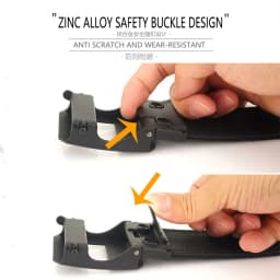 TUSHI Brand 4.3CM Wide Double-layer Reinforced Automatic Buckle Training Quick Hanging Pistol Belt Mens Nylon Outdoor Leisure