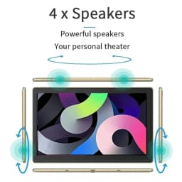 Global Language Google Play Certified Large Screen 14.1 Inch Tablet Pc 256GB Phone Call Bluetooth 5G WiFi Learning Game Pad