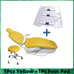 1Pcs Dental Chair Cover Unit PU Leather Elastic Waterproof Protective Case Seat Chair Cover Dental Chair Mat Foot Pad Dentistry