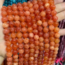 6 8 10MM Natural Stone Jade Chalcedony Round Multicolors Loose Beads For Jewelry Making Diy Charm Bracelets Necklace Accessories