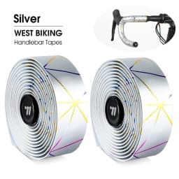 WEST BIKING Bicycle Handlebar Tape Soft EVA PU Bike Bar Tape Professional Cycling Damping Anti-Vibration Wrap With 2 Bar Plugs