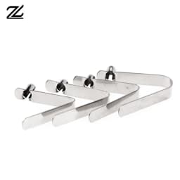 10Pc Snap Locking Kayak Paddle Spring Clip Tent Pole Single Button Awning Rowing 5-5.5mm