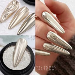 1pc 19Colors Nail Glitter Mirror Powder Chrome Solid Dust Pigment Metallic Effect Nail Art UV Gel Polish Decoration Accessories