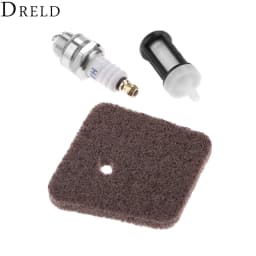 3Pcs/set Air Fuel Filter Spark Plug Replacement For Stihl FS38 FS45 FS46 FS55 FC55 HS45 KM55 HL45 String Trimmer 4140 124 2800