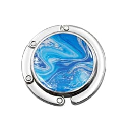 NEW Foldable Handbag Hook Marble Pattern Portable Briefcase Hanger Durable Creative Purse Hook for Women for Table