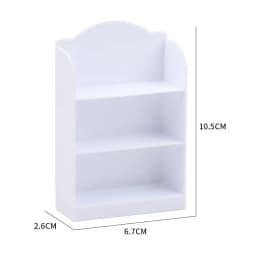 Miniature Supermarket Shelf Display Stand 1/12 Dollhouse Storage Rack Scene Decor Toy For Doll House Accessories