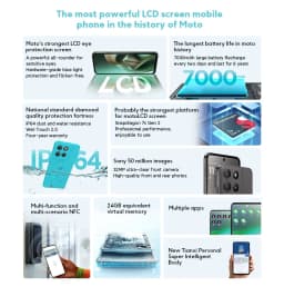 Global Rom Lenovo Motorola G100 Snapdragon 7s Gen2 LPDDR4X 6.72inch 2400*1080 LCD Screen 120HZ TypeC 30W Charging 2.4GHz Phone