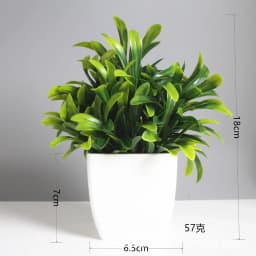 Wholesale OEM/ODM Artificial Mini Potted Plants Fake Sprayed Eucalyptus Plant in Pots House Plants for Home Office