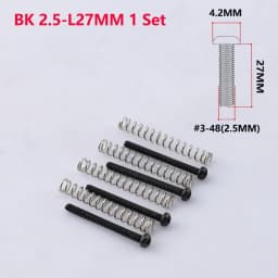 1 Set #3-48(2.5MM) / 3MM Electric Guitar Humbucker Pickups Height Adjusting Screws - KR(Origin)