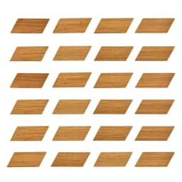 24/48PCS 1/12 Scale Dollhouse Floor Tiles Bamboo DIY Miniature Floor Board Photo Props Scene Model Wood Grain Floor Dollhouse