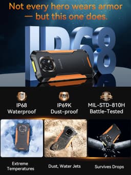 PHILIPS S8320 Rugged Smartphone 12(6+6)GB 128GB Dual Sim 6.745" 120Hz 48MP 10200mAh NFC Waterproof Camping Lamp Unlock