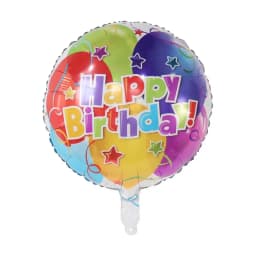 50pcs 18inch Round Foil Balloon Happy Birthday Inflatable Foil Helium Balloons Birthday Party Decoration Kids Toys Air Globos