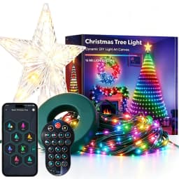 New Christmas Gift - Smart Christmas Tree Lights, 6/7FT 400LED Fairy Light for Indoor Outdoor Waterproof,Holiday Home Decor