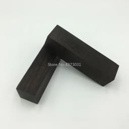 1piece Multi Size Black Wood for DIY Knife Handle Material East Africa Ebony Wood for Various Handicraft Raw Materials