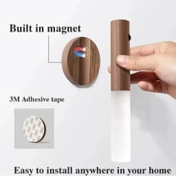 Multifunctional Portable Two Modes LED Rechargeable Magnetic Night Light Intelligent Human Body Induction Night Lamp For House