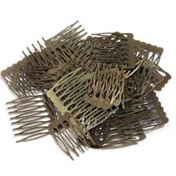 10Pcs/pack 5 8 10 Teeth Metal Hair Comb Clip Simple Side Hairpin for Women Bridal Ornament Decorative Wedding Hair Accessories