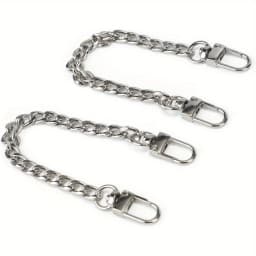 2pcs Purse Extender Chain DIY Chain Accessories for Shoulder Crossbody Bag Sling Purse Handbag Clutch Purse Phone Case