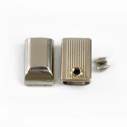 20Pcs 9/12mm Metal Bag Zipper Tail Clip Zippers Cord Stopper Lock Buckles Screw End Plug Clasp Bags Purse DIY Sewing Accessories