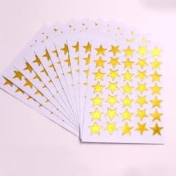 10 Sheets/pack Star Series Decorative Stickers DIY Stationery Paper Stick Label for Scrapbooking Album Diary Decoration
