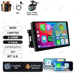 Android 15 Car Radio For Jeep Wrangler 3 JK 2007 - 2018 Head Unit Wireless Carplay Auto GPS QLED DVD Multimedia Navigation BT