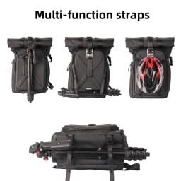 Besnfoto Waterproof Hard Shell Photography Backpack for DJI Drones & DSLR Cameras, Travel Shoulder Handbag Storage Case