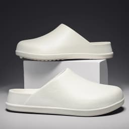 Mens Kitchen Chef Shoes Waterproof Garden Clogs Closed Toe Half Shoes Rubber Slippers Restaurant Hotel Working Summer Beach