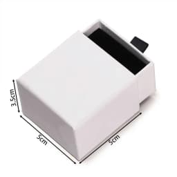 Creative Drawer Jewelry Packaging Box Necklace Ring Earing Bracelet Storage Organizer Display Stand Solid Color Paper Gift Boxes