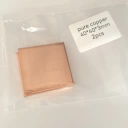 Copper Heatsink 40*40*1mm/3mm/5mm Computer PC Laptop Notebook Heat Conduction Cooling Plate Block Board Sheet