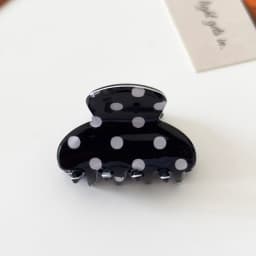 1PC Polka Dot Mini Hair Claw Clips For Women Cute Acrylic Hair Clamps Sweet Fashion Hair Accessory For Daily Hairstyles & Bangs