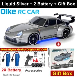 Oike 4WD Remote Control Drift Car 1:24 Mini Remote Control Racing Car Model 2.4G Radio High Speed 4X4 RC Car Vehicle Toy