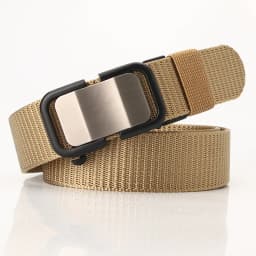 New Nylon Automatic Buckle Belt Men's Casual Canvas Belt Breathable Versatile Jeans Belt Designer High Quality Canvas Waist Band